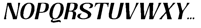 Senviro Smooth Semi Bold Slan Sem Exp Font UPPERCASE