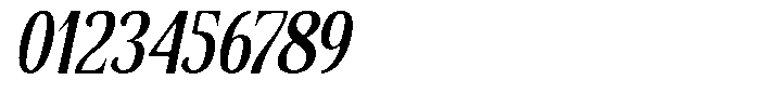 Senviro Smooth Semi Bold Slant Conde Font OTHER CHARS