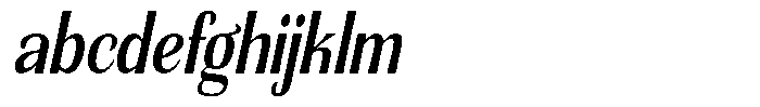Senviro Smooth Semi Bold Slant Conde FONT