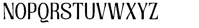 Senviro Smooth Semi Condensed Font UPPERCASE