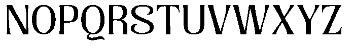 Senviro Smooth Semi Expanded Font UPPERCASE