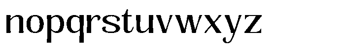 Senviro Smooth Semi Expanded Font LOWERCASE