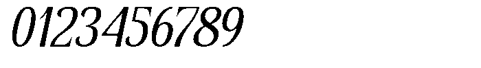 Senviro Smooth Slant Semi Condensed Font OTHER CHARS