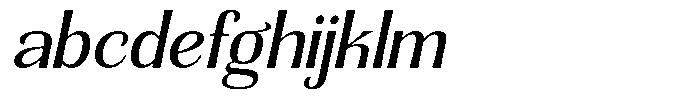 Senviro Smooth Slant FONT