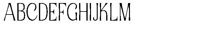 Senviro Smooth Thin Semi Condensed Font UPPERCASE