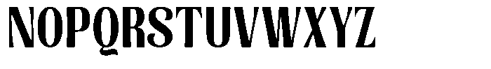 Senviro Soft Black Condensed Font UPPERCASE