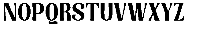 Senviro Soft Black Semi Condensed Font UPPERCASE