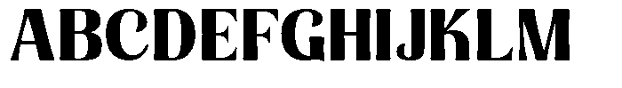 Senviro Soft Black Semi Expanded Font UPPERCASE