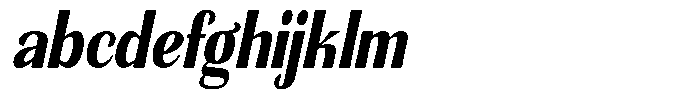 Senviro Soft Black Slant Condensed FONT