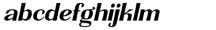 Senviro Soft Bold Slant Semi Expan FONT