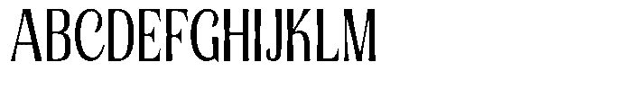 Senviro Soft Condensed Font UPPERCASE