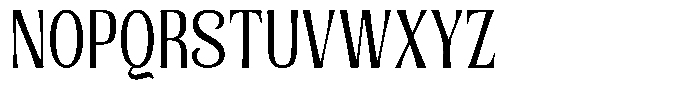 Senviro Soft Condensed Font UPPERCASE