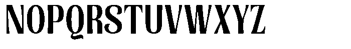 Senviro Soft Extra Bold Condensed Font UPPERCASE