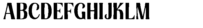 Senviro Soft Extra Bold Semi Conde Font UPPERCASE