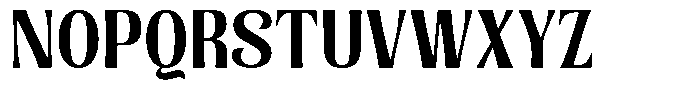 Senviro Soft Extra Bold Semi Conde Font UPPERCASE