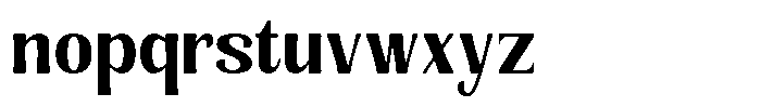 Senviro Soft Extra Bold Semi Conde Font LOWERCASE