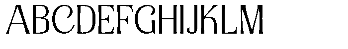 Senviro Soft Extra Light Semi Expan Font UPPERCASE