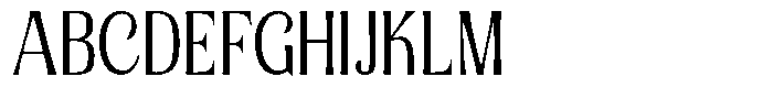 Senviro Soft Light Semi Condensed Font UPPERCASE