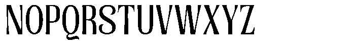 Senviro Soft Medium Condensed Font UPPERCASE