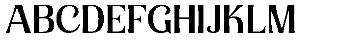 Senviro Soft Medium Expanded Font UPPERCASE