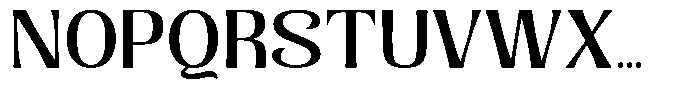 Senviro Soft Medium Expanded Font UPPERCASE