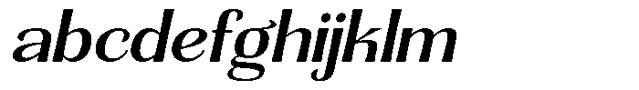 Senviro Soft Medium Slant Expan FONT