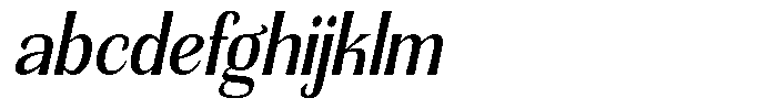 Senviro Soft Medium Slant Semi Con FONT