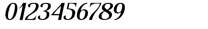 Senviro Soft Medium Slant Font OTHER CHARS