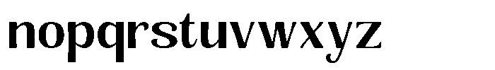 Senviro Soft Semi Bold Font LOWERCASE