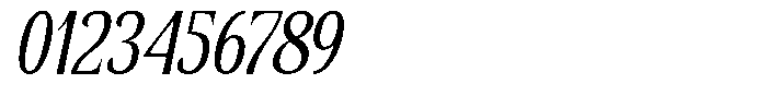 Senviro Soft Slant Condensed Font OTHER CHARS