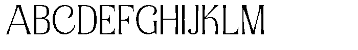 Senviro Soft Thin Semi Expanded Font UPPERCASE