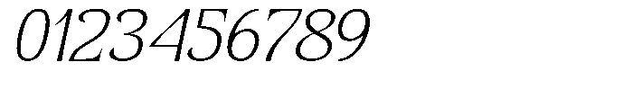 Senviro Soft Thin Slant Semi Expan Font OTHER CHARS