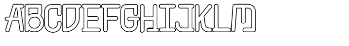 Seongal Outline Font UPPERCASE