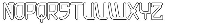 Seongal Outline Font UPPERCASE