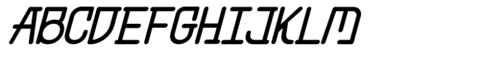 Seongal Slant Font UPPERCASE