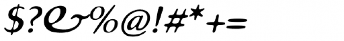 Septa Italic Font OTHER CHARS