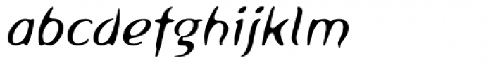 Septa Italic Font LOWERCASE