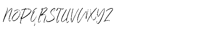 September Butters Regular Font UPPERCASE