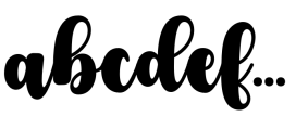 Septhia Bold Font LOWERCASE