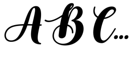Septhia Italic Font UPPERCASE