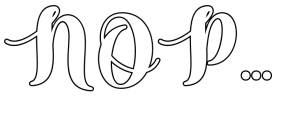 Septhia Outline Font UPPERCASE