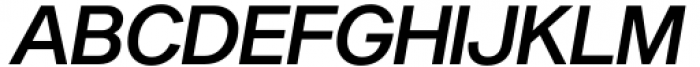 Sequel Geo Display Medium Italic Font UPPERCASE