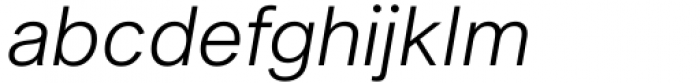 Sequel Geo Headline Light Italic Font LOWERCASE