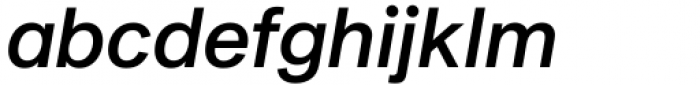 Sequel Geo Headline Medium Italic Font LOWERCASE
