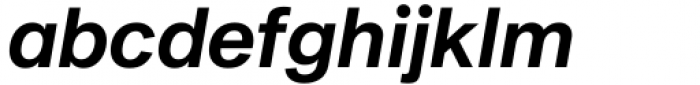 Sequel Geo Headline Semi Italic Font LOWERCASE