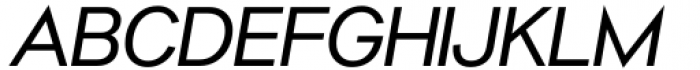 Sequel Geo Inter Display Italic Font UPPERCASE