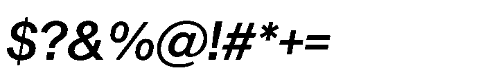 Sequel Sans Display Med It Font OTHER CHARS