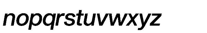 Sequel Sans Display Med It Font LOWERCASE