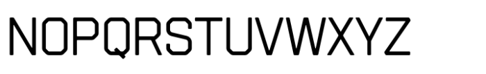 Sequential Light Font UPPERCASE