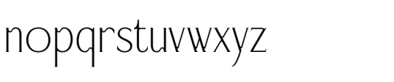 Serafilms Regular Font LOWERCASE